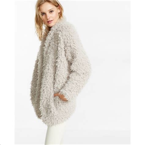 express faux fur jacket